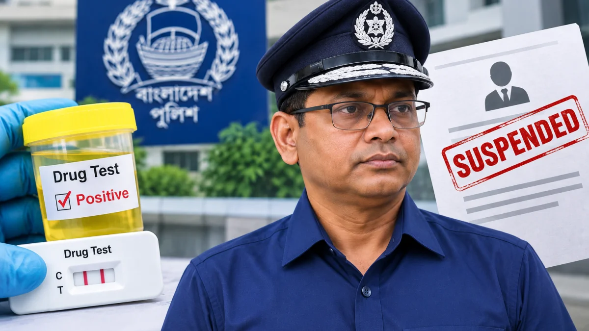 ডোপ টেস্টে পজিটিভ, পুলিশ সুপার বরখাস্ত